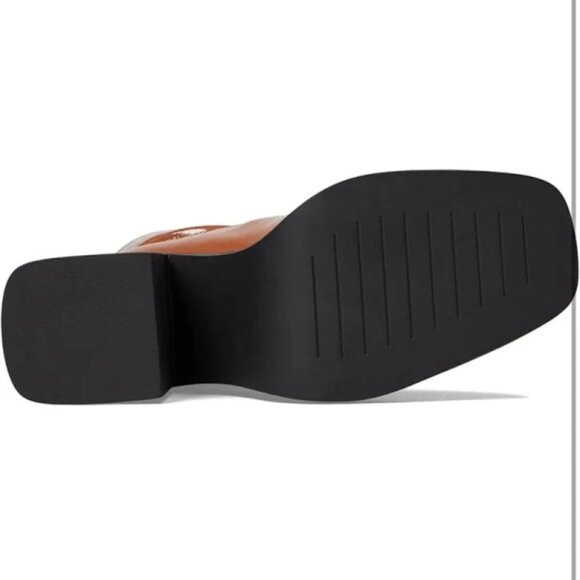 NEW KENNETH COLE NEW YORK Amber Heel Booties rust for women 462tn - Picture 11 of 12